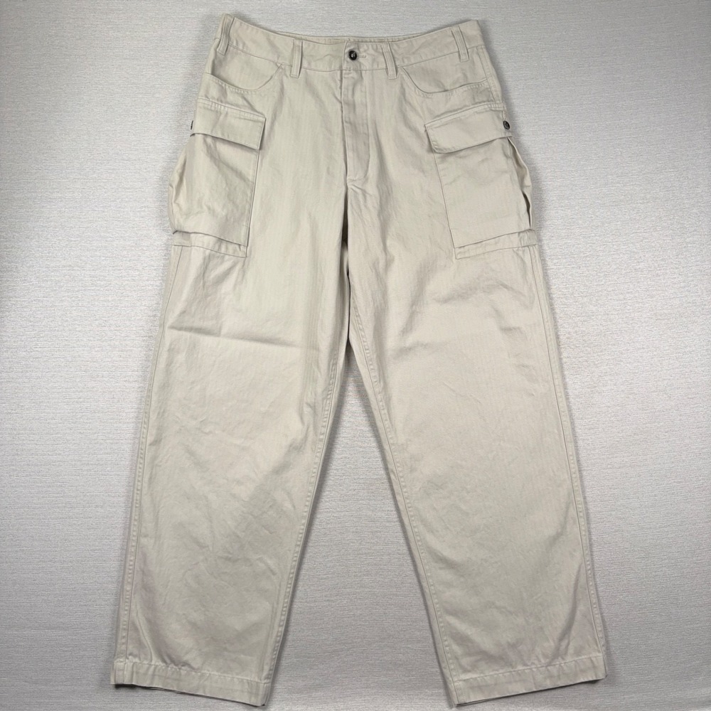 Nike Life Cargo Pants Mens Size 34x30 Light Bone Cotton